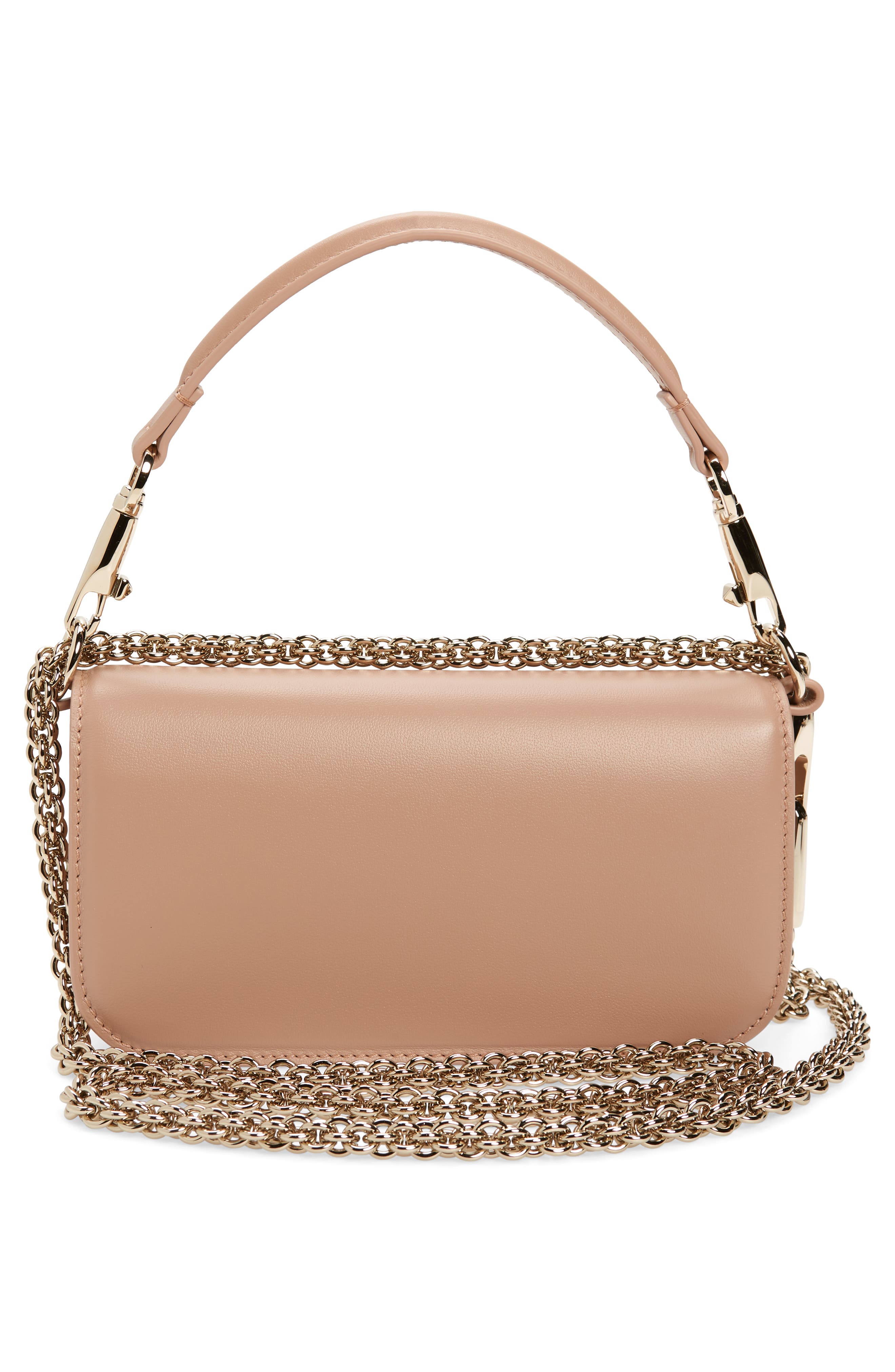 Small Locò Leather Shoulder Bag, Alternate, color, GF9 ROSE CANNELLE