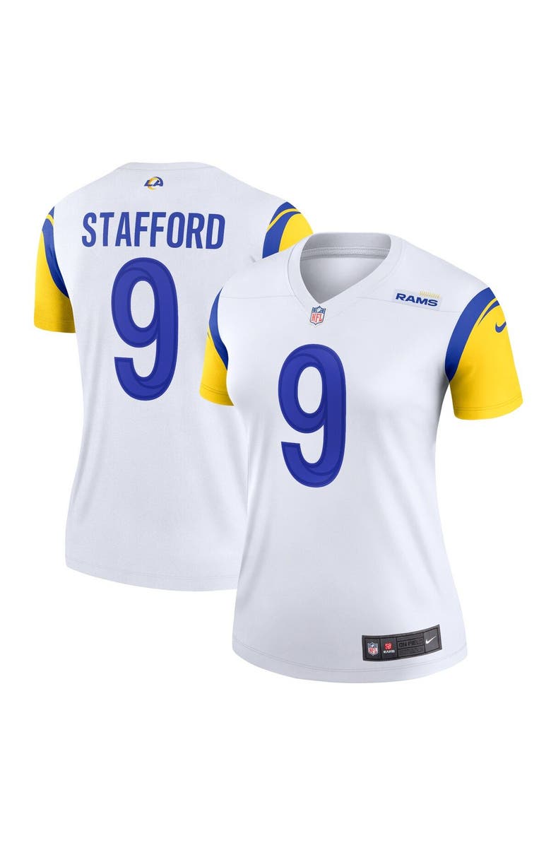 Nike Women's Nike Matthew Stafford  White Los Angeles Rams Alternate Legend Player Performance Top, Main, color, White