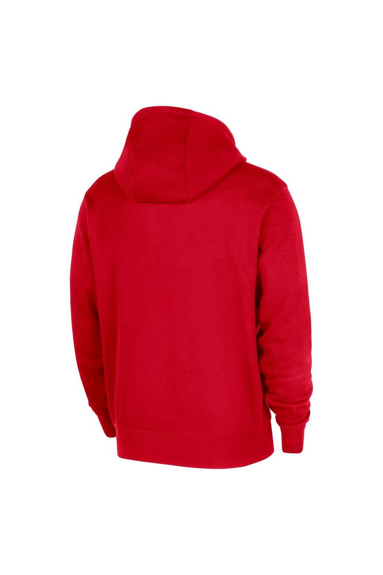 Men's Nike Red Chicago Bulls 2025/26 Authentic Practice Club Pullover Hoodie, Alternate, color, Red