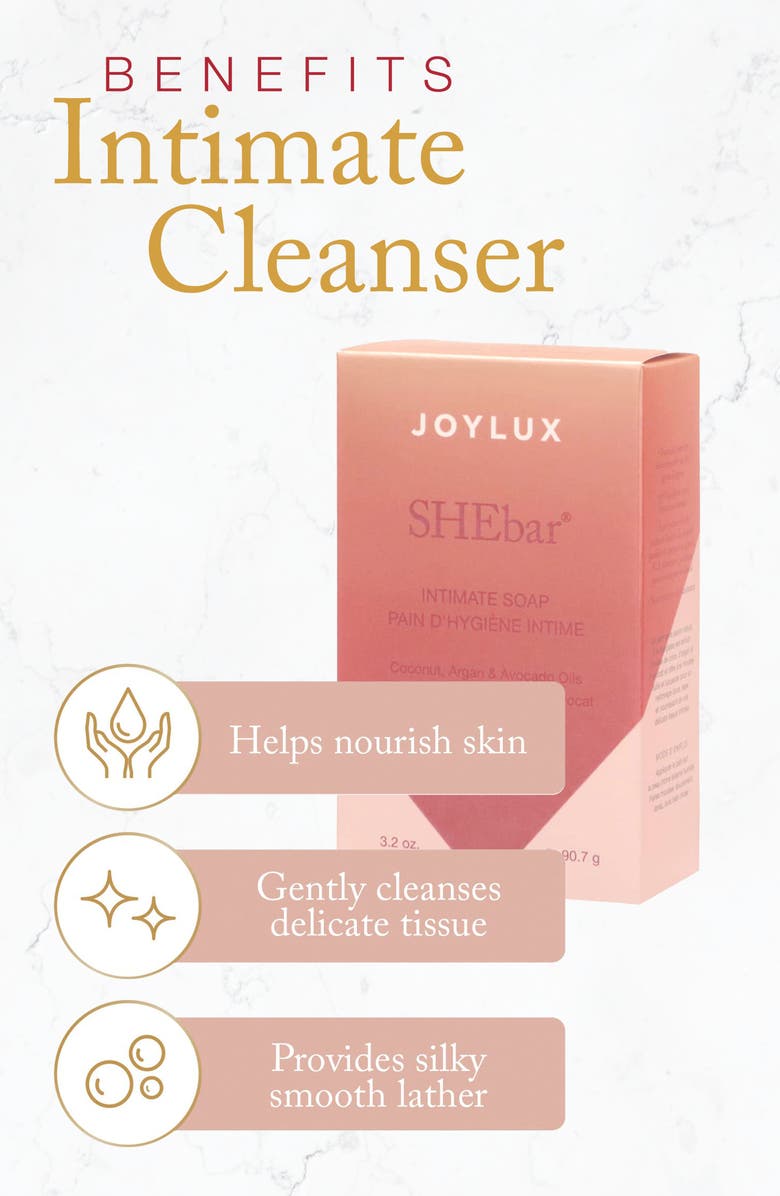 Joylux SHEbar 3-Pack Intimate Bar Soaps $39 Value, Alternate, color, 
