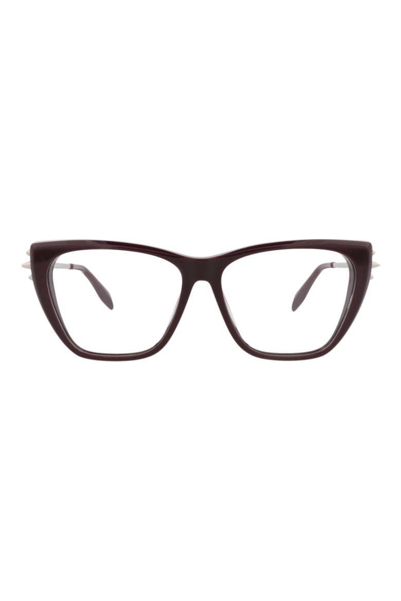 55mm Cat Eye Optical Glasses, Main, color, VIOLET SILVER