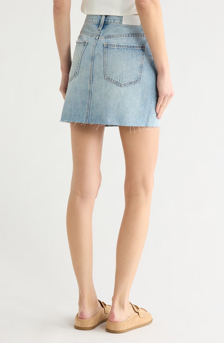 Pistola Skye High Waist Denim Miniskirt, Alternate, color, Brooklyn