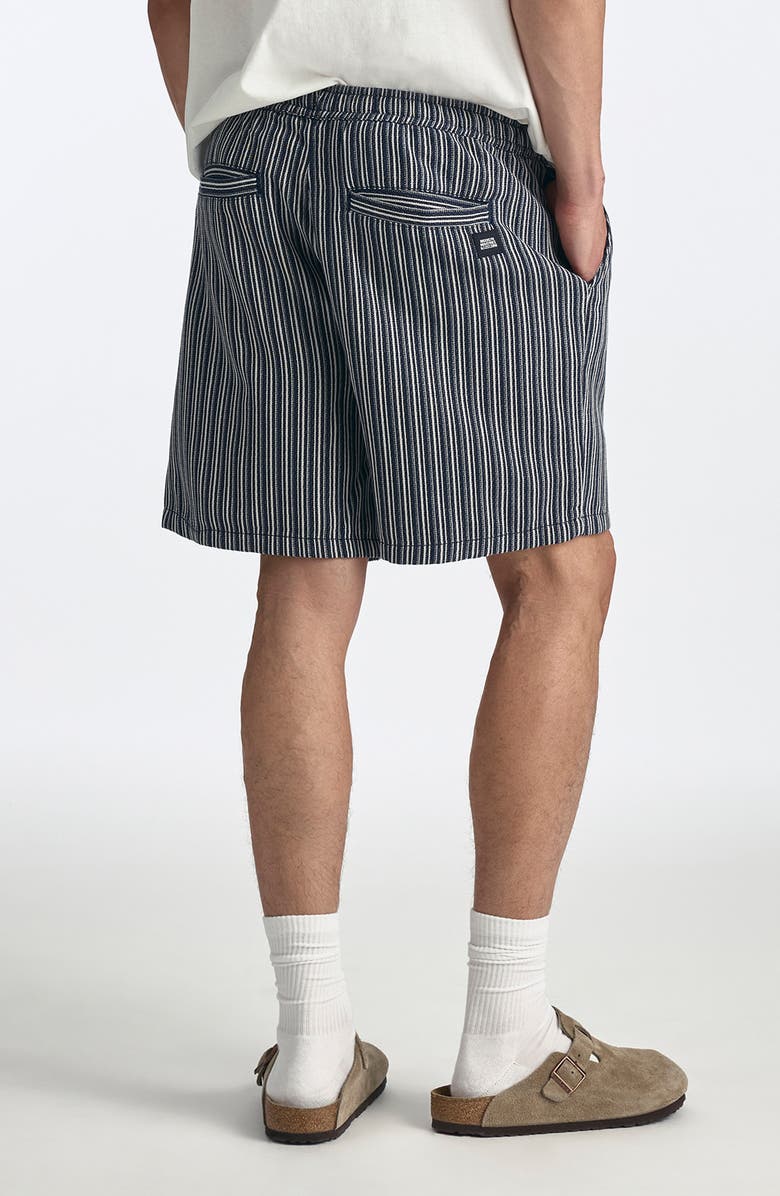 Brooklyn Industries Indigo Stripe Shorts, Alternate, color, Indigo Stripe