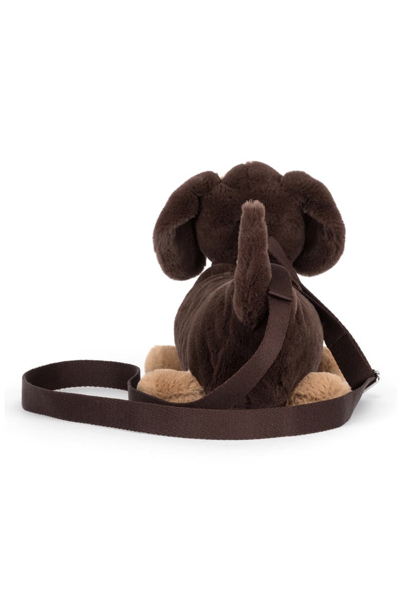 Kids' Otto Sausage Dog Shoulder Bag, Alternate, color, BROWN