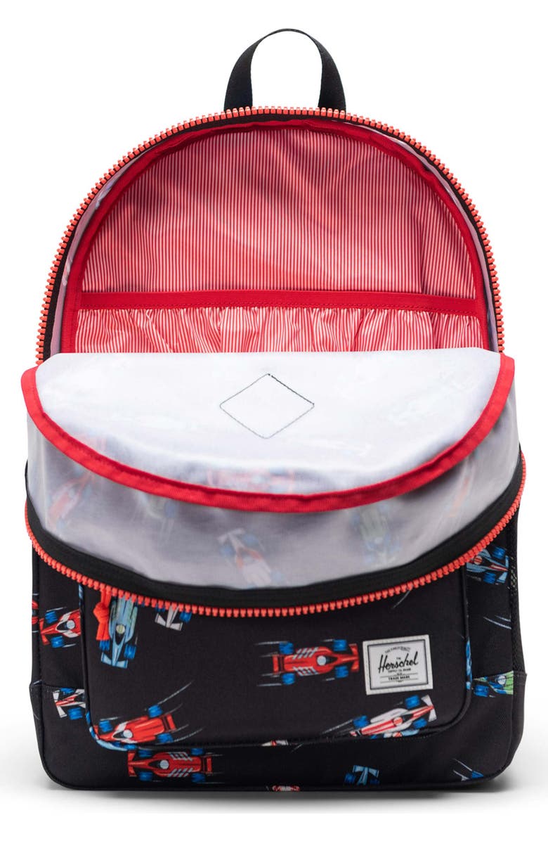 Herschel Supply Co. Kids' Heritage Youth Backpack, Alternate, color, Race Cars