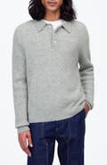 Madewell Alpaca Blend Polo Sweater