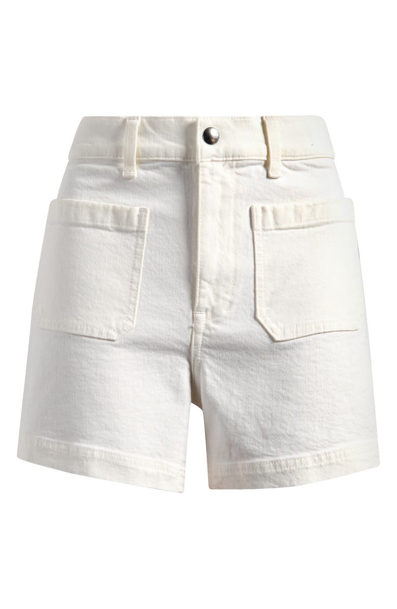 Madewell The Denim Emmett Shorts, Alternate, color, Tile White