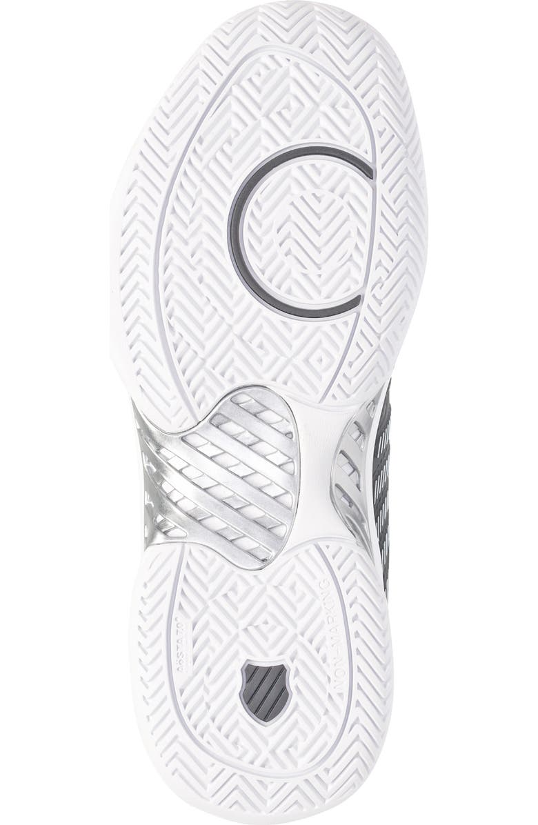 K-Swiss Hypercourt Express 2 Tennis Shoe, Alternate, color, Black/White/Silver