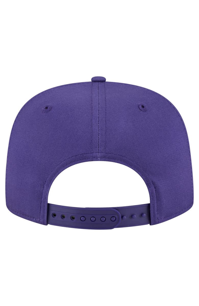 New Era Men's New Era Purple Phoenix Suns Team Text Golfer Snapback Hat, Alternate, color, Purple