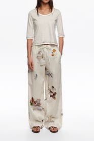 Bimba y Lola Cotton Jogger Trousers