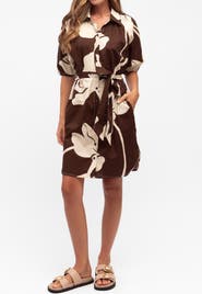 Label of Love Chocolate Bloom Short Dress