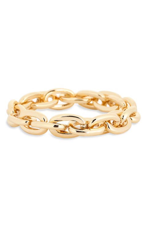 Oval Link Stretch Bracelet