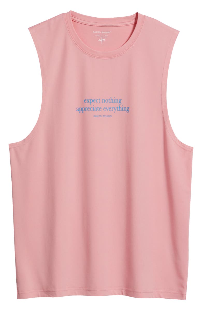 SANTO STUDIO Tempo Appreciate Tank, Alternate, color, Pink