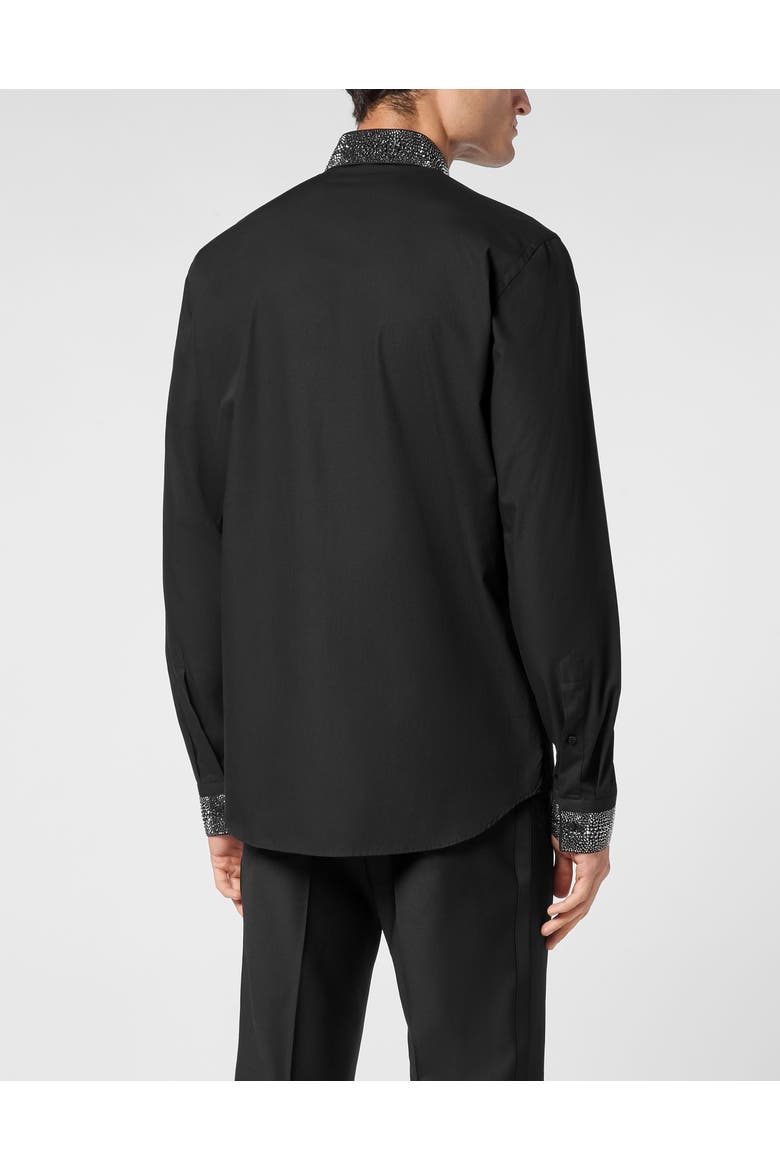 Shirt Smoking Cut Men, Alternate, color, black