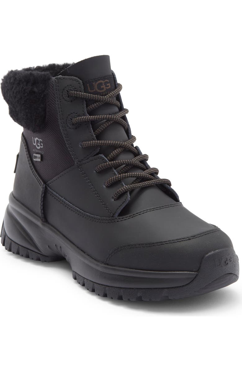UGG<sup>®</sup> Yose Fluff V2 Boot, Main, color, Black