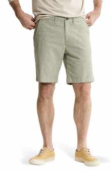 JACHS Stretch Cotton Chambray Shorts