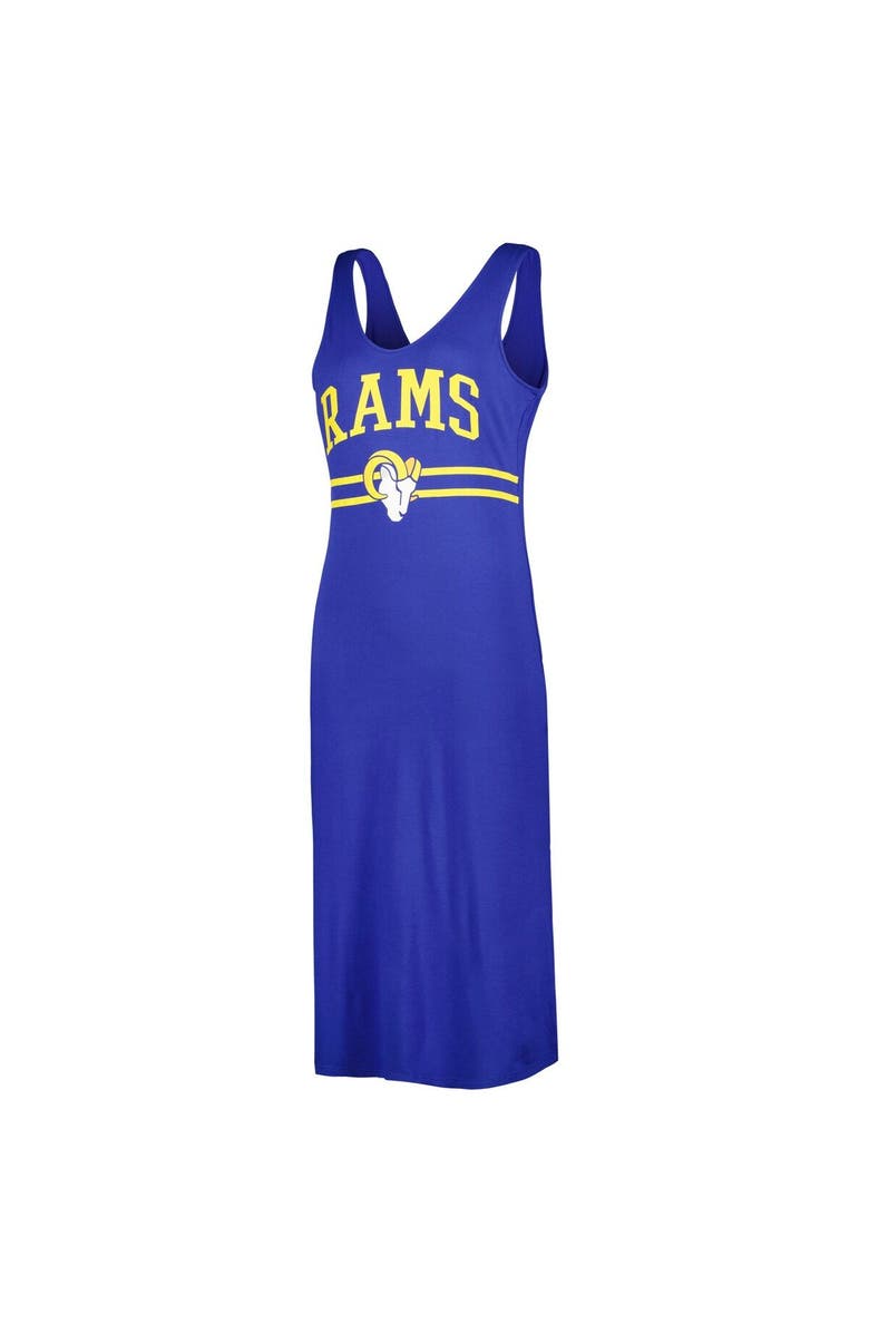 G-III 4HER BY CARL BANKS Women's G-III 4Her by Carl Banks Royal Los Angeles Rams Training V-Neck Maxi Dress, Alternate, color, Royal