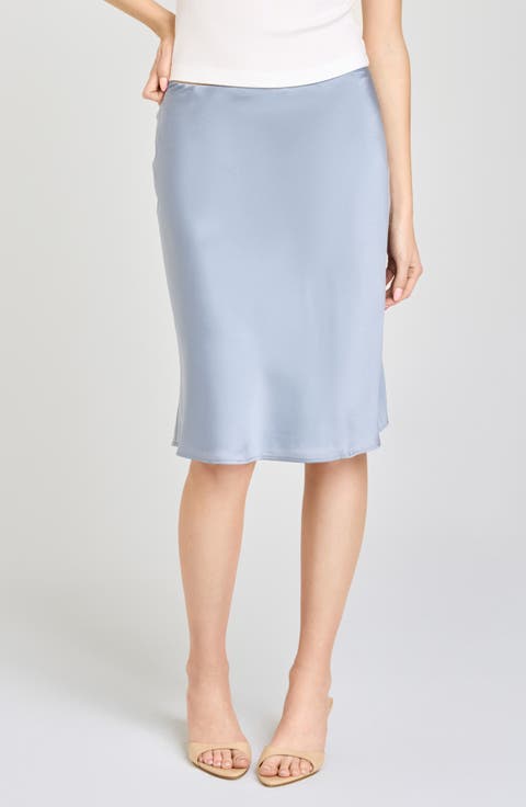 Felicity Satin Slip Skirt