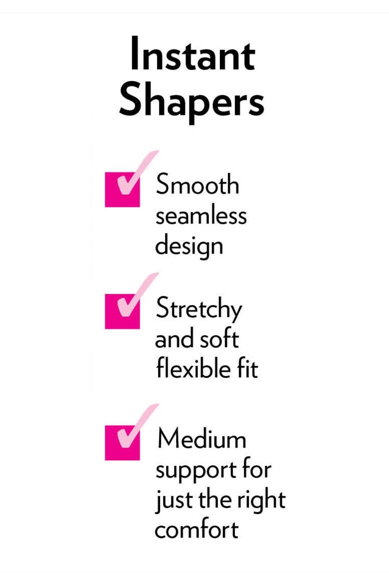 Instant Shaper Medium Control Seamless Shaping Cami, Alternate, color, BLACK