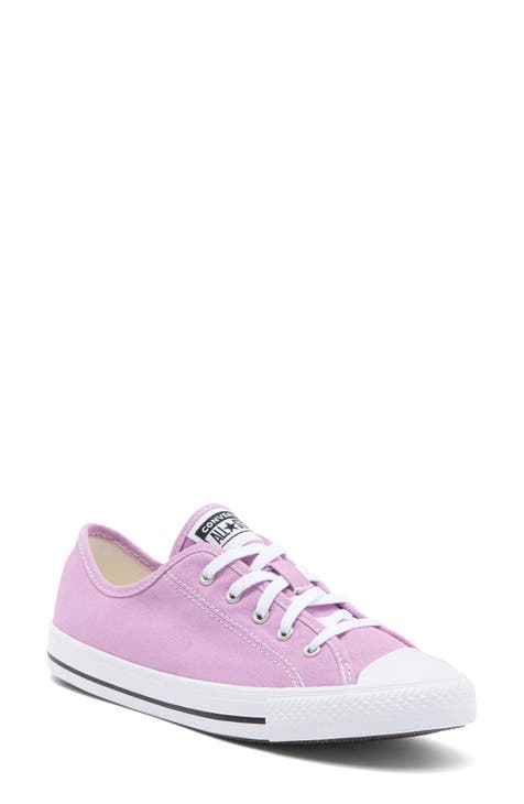 Converse Chuck Taylor All Star Dainty Low Top Sneaker in Classic Amethyst White Black at Nordstrom Rack Size 7 Women s 5 Men s