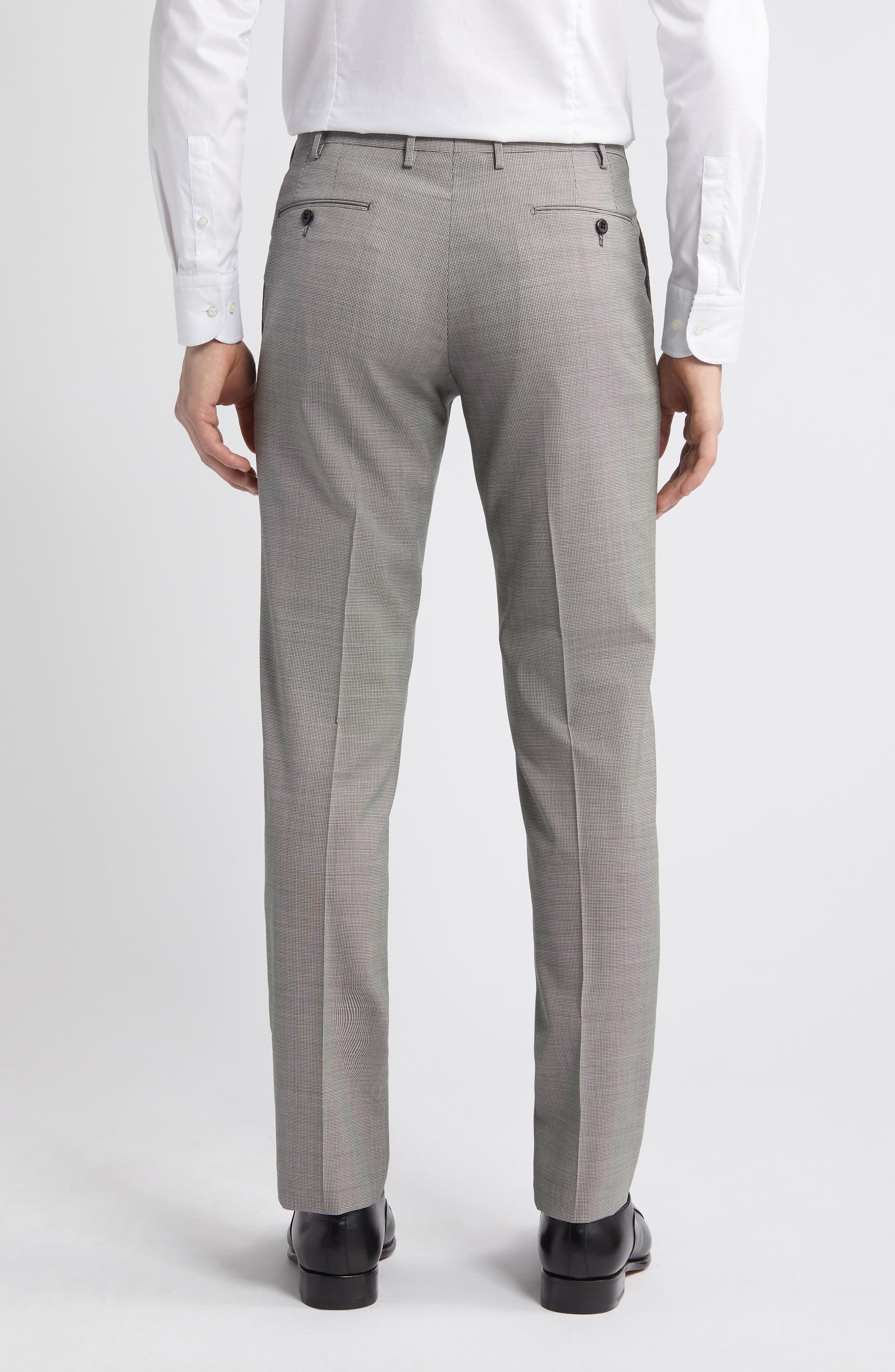 Parker Classic Wool Sharkskin Dress Pants (Men) | Nordstrom