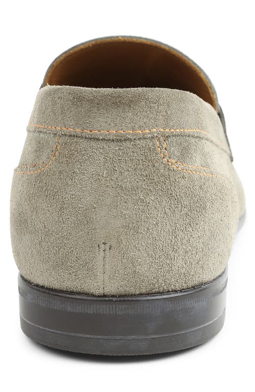 Bruno Magli Men's Silas Slip On Penny Loafers In Taupe Suede