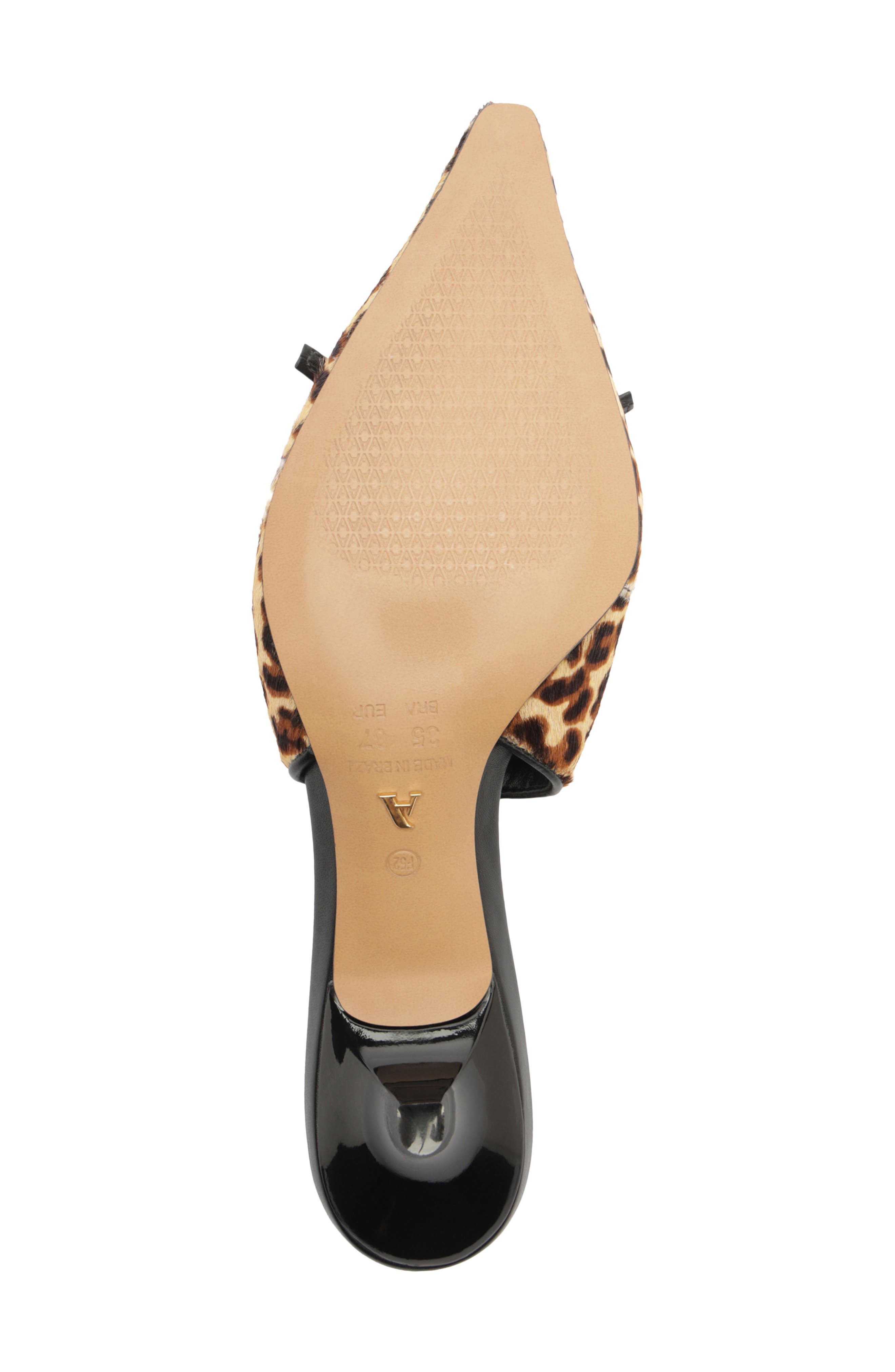 Bowie Slingback Pointed Toe Pump, Alternate, color, LEOPARD