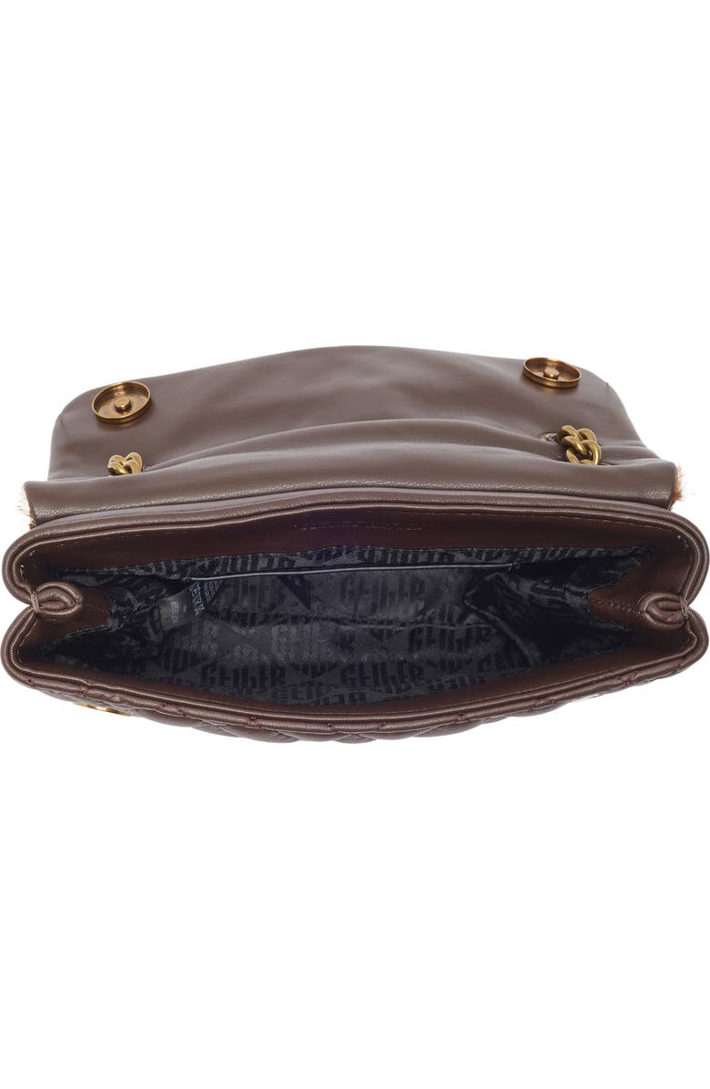 Kurt Geiger London Mini Brixton Genuine Calf Hair Crossbody Bag, Alternate, color, Open Brown