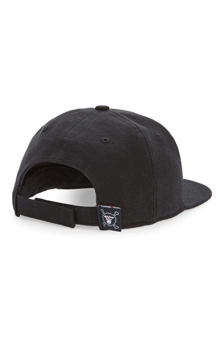 Skull Patch Baseball Cap, Alternate, color, WHITE