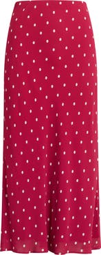 Favorite Daughter The Jojo Polka Dot Midi Skirt