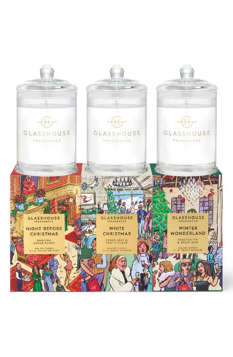 Christmas 3-Pack Candle Set