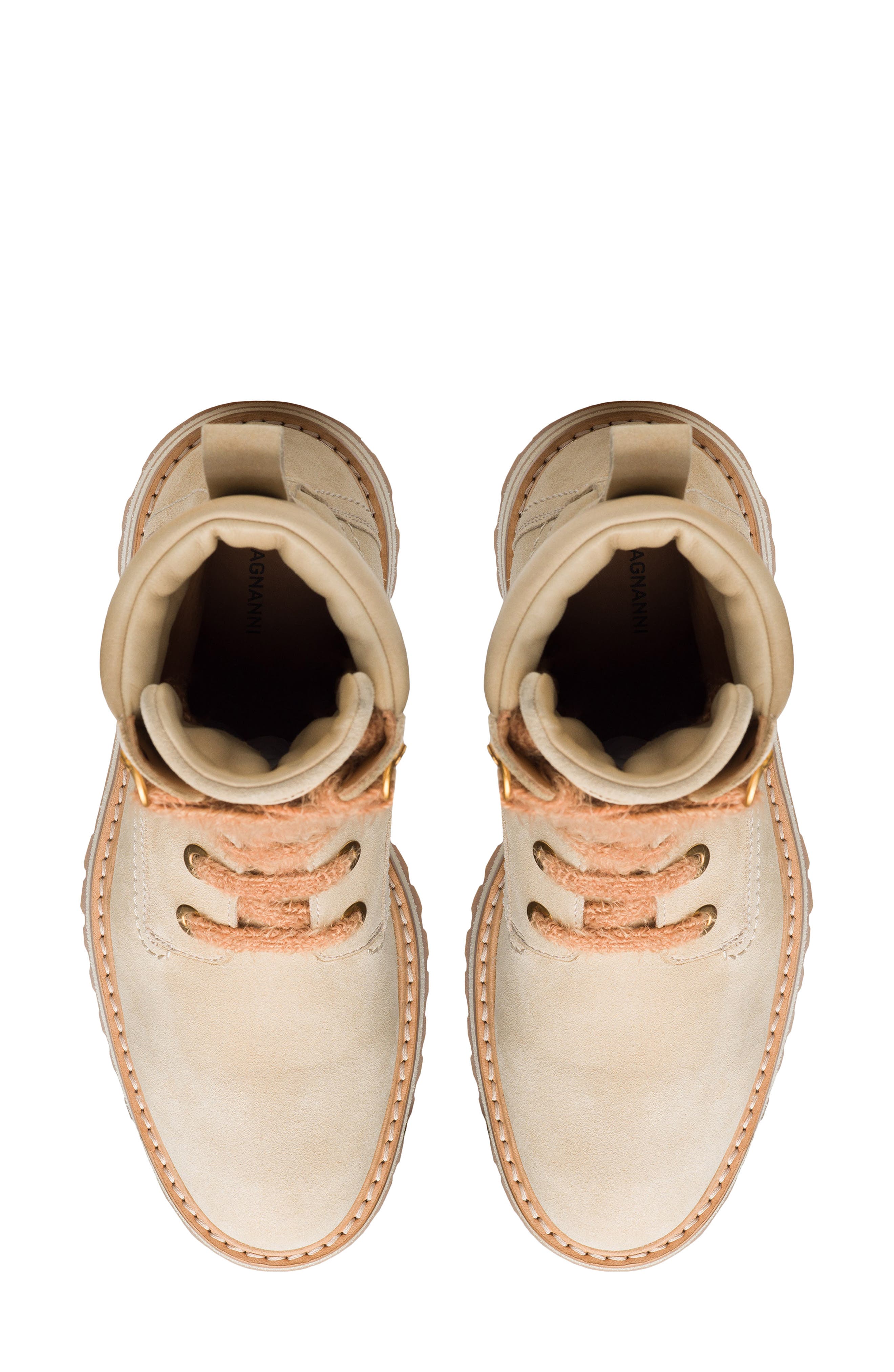 Luna Suede Bootie, Alternate, color, CREAM SUEDE