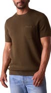 The Normal Brand Waffle Stitch Short Sleeve Sweater