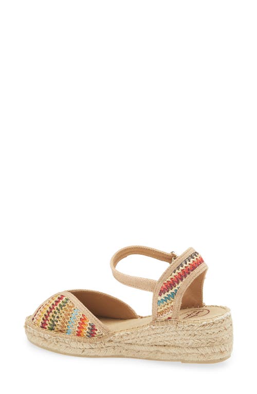 Toni Pons Bella Espadrille Wedge In Beige