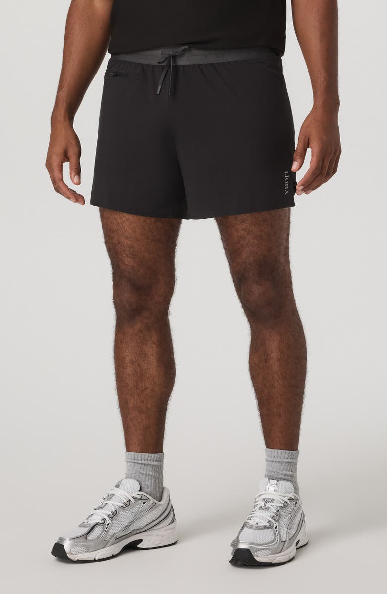 Vuori Terrain 5-Inch Lined Running Shorts, Alternate, color, Black