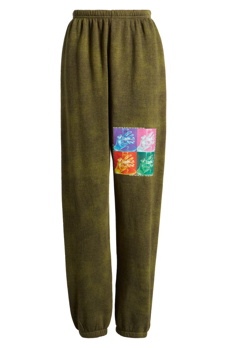 BOYS LIE Don't Test Me Terry Cotton Blend Sweatpants, Alternate, color,