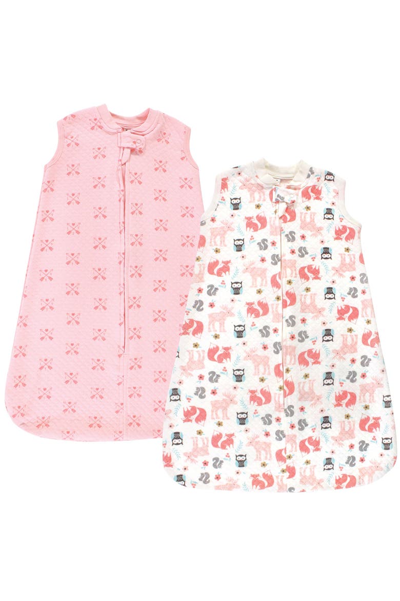 Supreme Quilted Sleep & Lounge Sack , Sleeveless Comfort, Main, color, Girl Forest