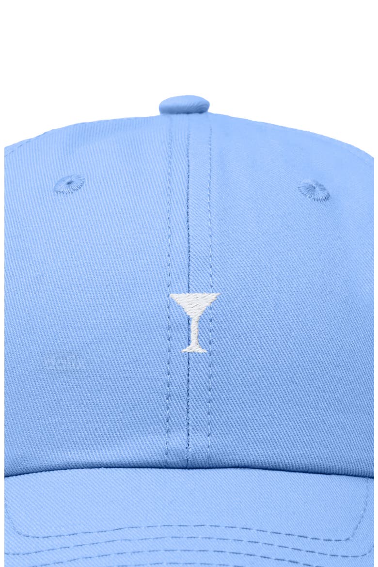 Lil Martini Dad Cap, Alternate, color, Light Blue