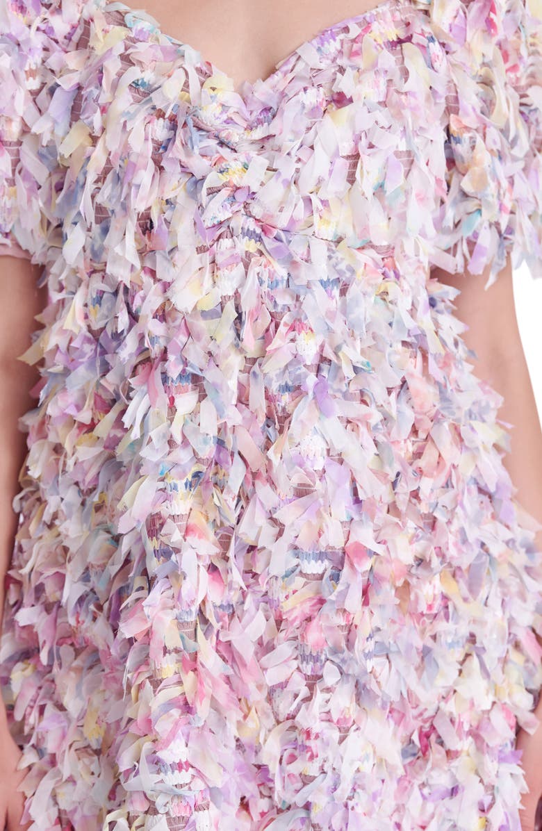 English Factory Textured Ribbon Minidress, Alternate, color, Mauve