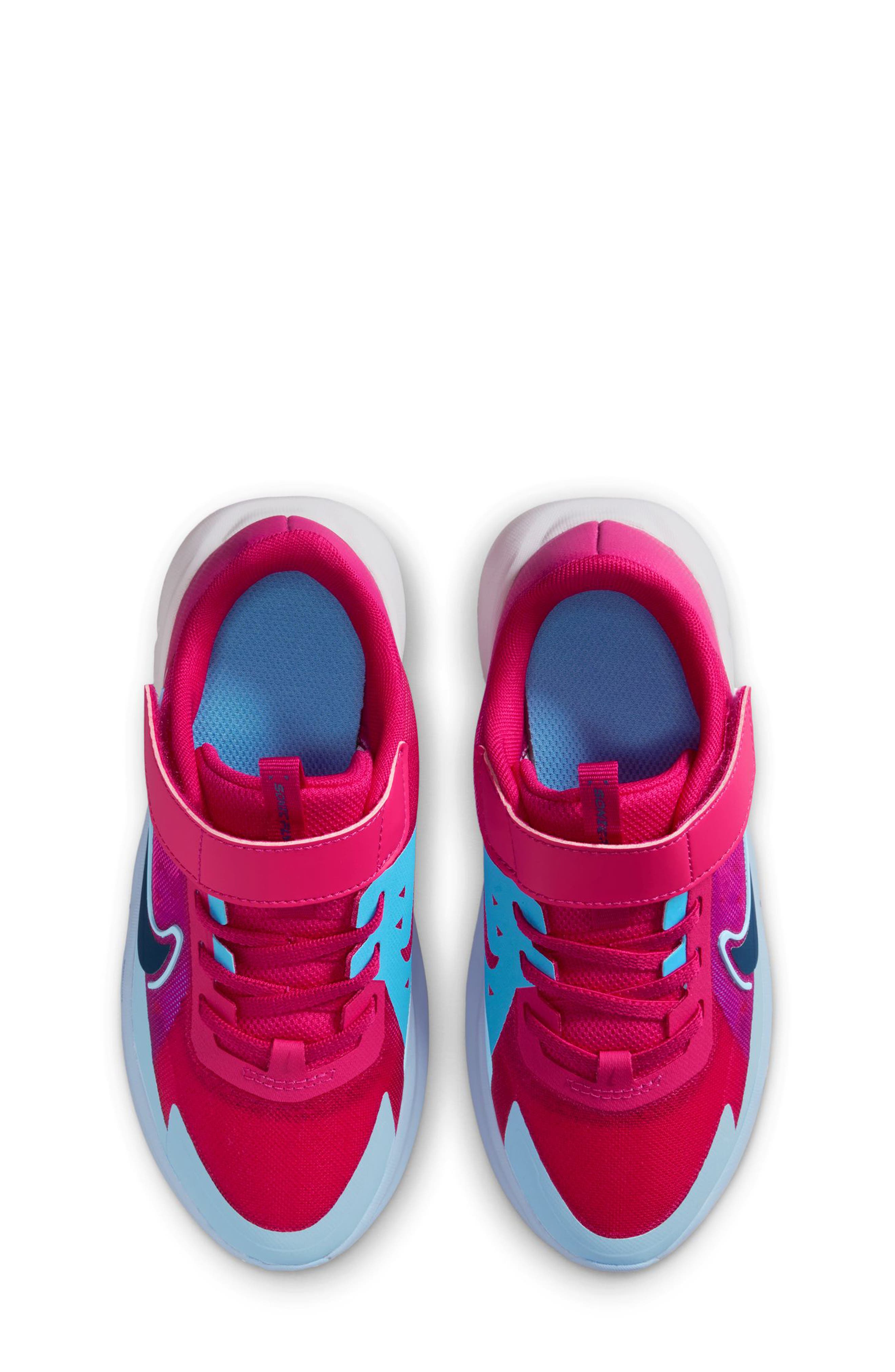 Nike Kids' Sonic Fly Running Shoe, Alternate, color, Pink/ Blue Void/ Blue