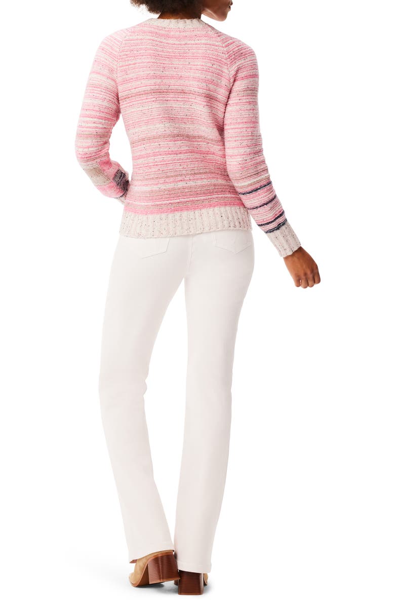 NIC+ZOE Heat Mix Sweater, Alternate, color, Pink Multi