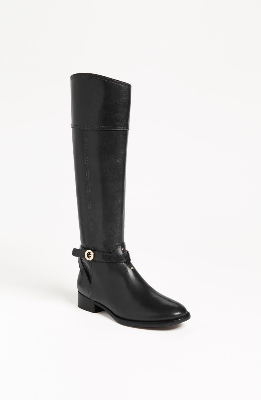 Tory Burch 'Brita' Riding Boot, Main, color, 
