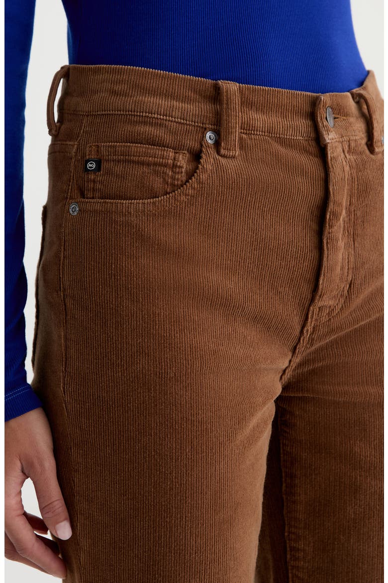 Brinley Mid Rise Straight Leg Corduroy Jeans, Alternate, color, BRONZE BEAT