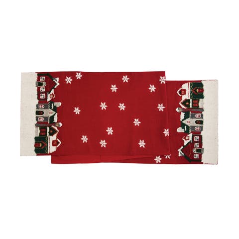 Christmas Village Table Runner 14" x 72"