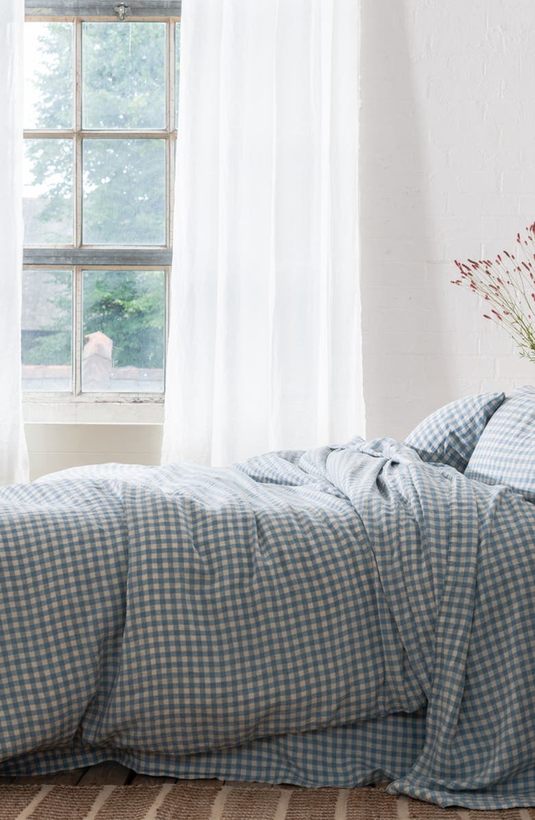 PIGLET IN BED Set of 2 Linen Window Panels, Alternate, color,