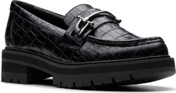 可愛い♪【CLARKS】ORIANNA BIT / ローファー 関税/送料込み Amazon.com | Clarks Unisex Orianna Bit Sneaker, Black Leat
