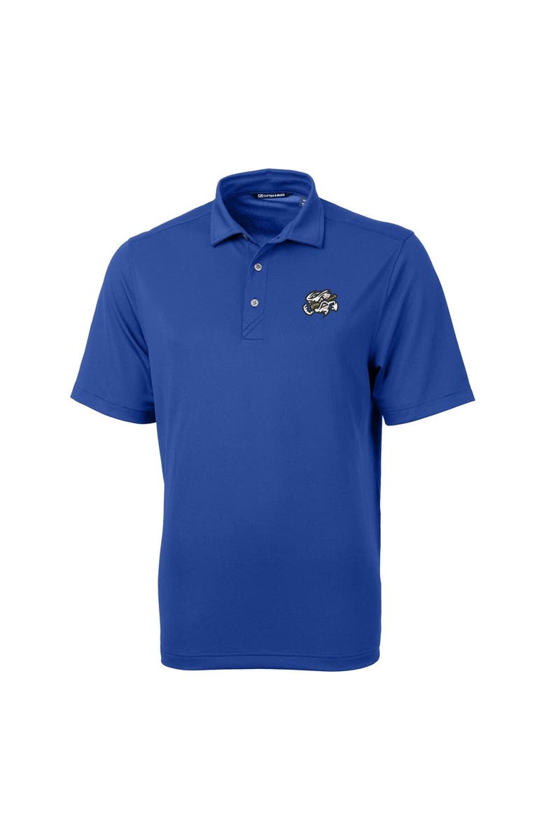Cutter & Buck Men's Cutter & Buck Blue Omaha Storm Chasers Big & Tall Virtue Eco Pique Recycled Polo, Alternate, color, 