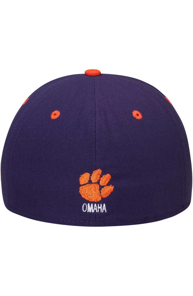 New Era Clemson Tigers 59FIFTY Basic Fitted Hat - Purple/Orange, Alternate, color, Purple