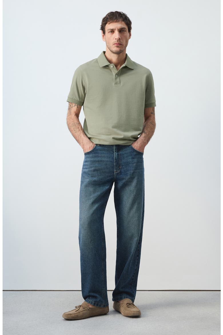 Regular Fit Cotton Piqué Polo, Alternate, color, MINT GREEN