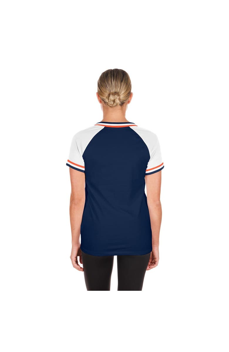 New Era Women's New Era Navy Houston Astros Gameday Raglan V-Neck T-Shirt, Alternate, color, 